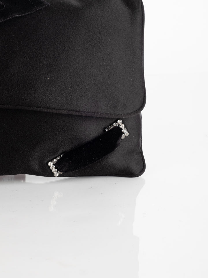 Armani - Velvet Black Clutch