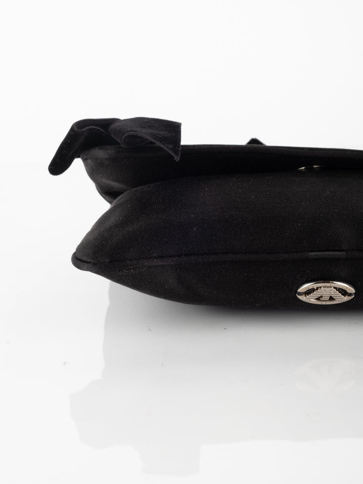 Armani - Velvet Black Clutch