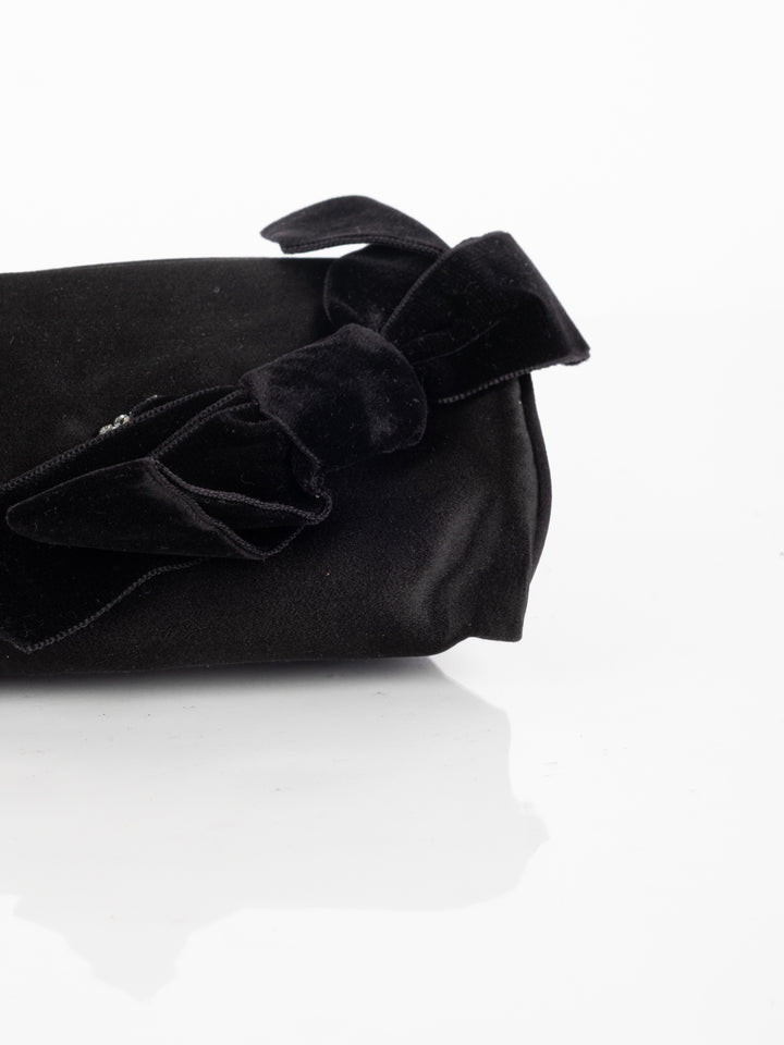 Armani - Velvet Black Clutch