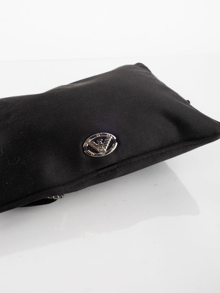 Armani - Velvet Black Clutch