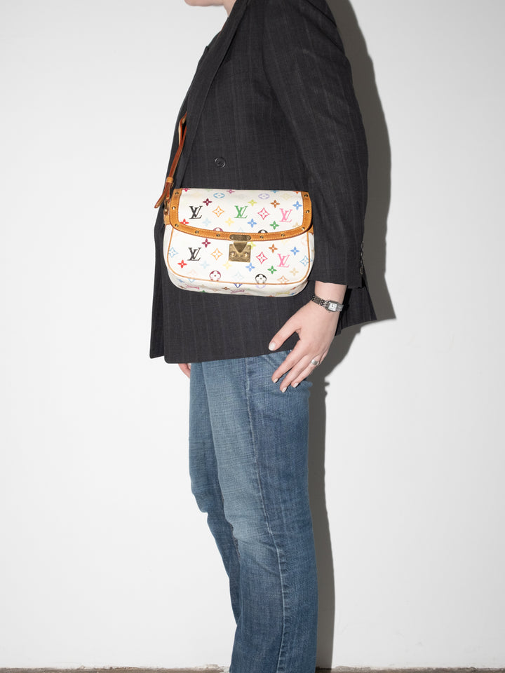 RARE<BR>Sologne Monogram Multicolor Bag