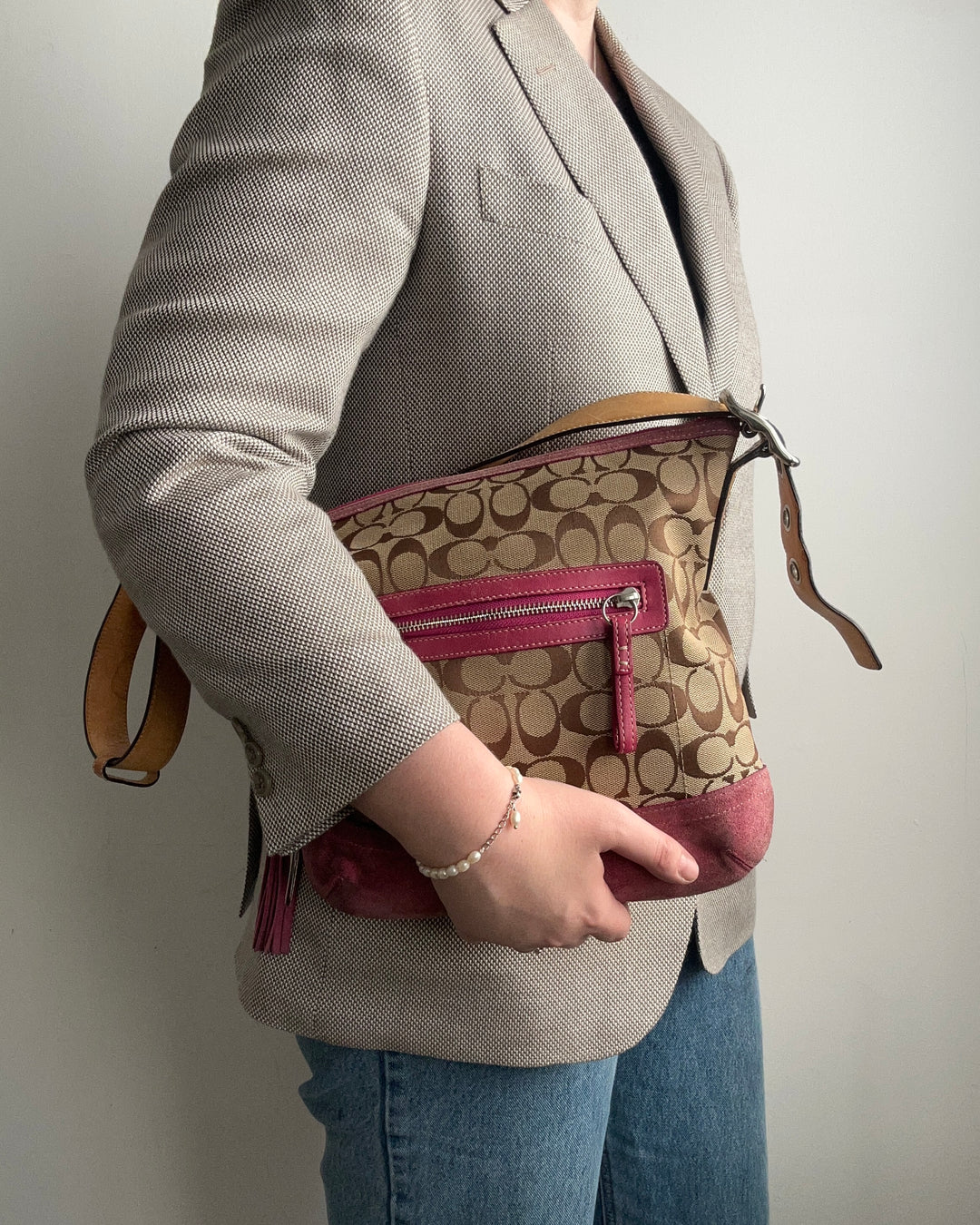 Pink Crossbody Bag