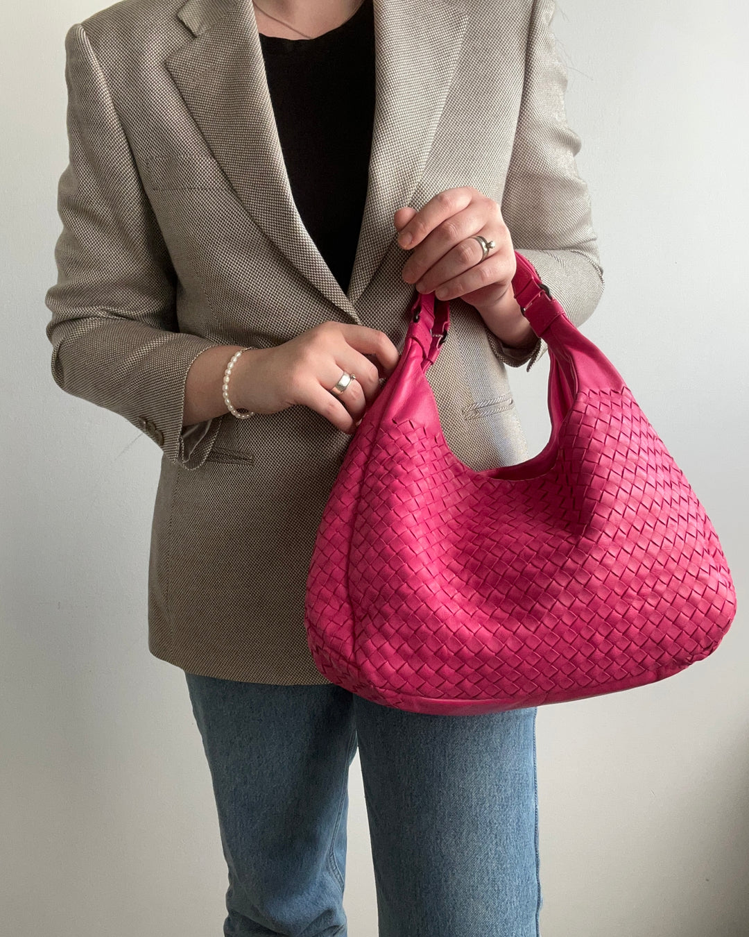 Campana Hobo Pink Bag