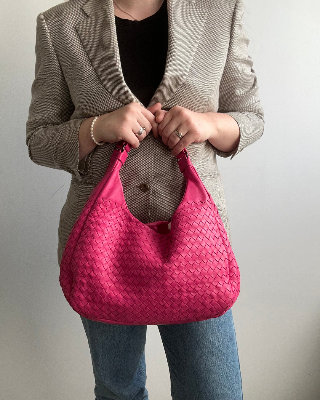 Campana Hobo Pink Bag