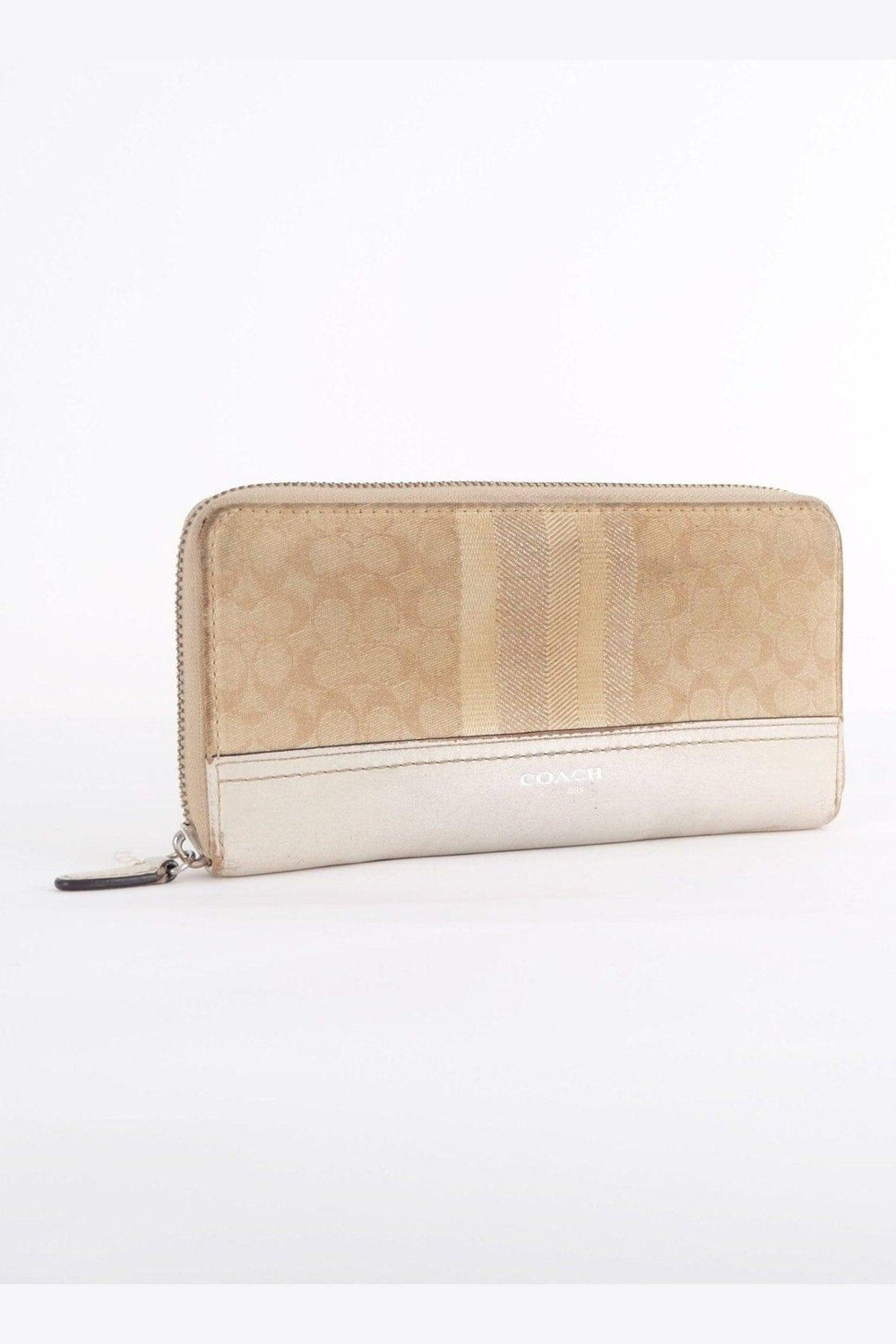 Beige Large Wallet - Volver