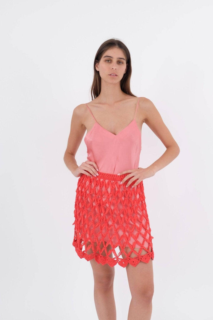 Mini crochet skirt - Volver